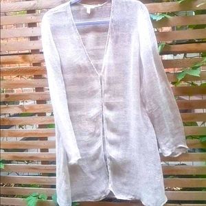 Eileen Fisher Sheer Cardigan